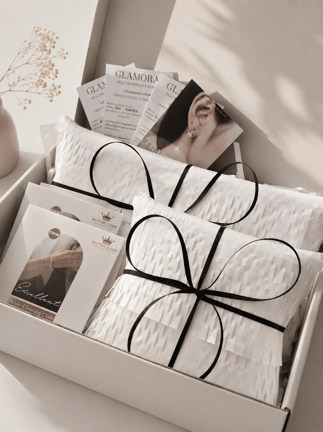Pearl jewelry gift packaging