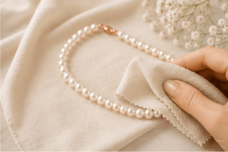 Freshwater pearl jewelry care guide