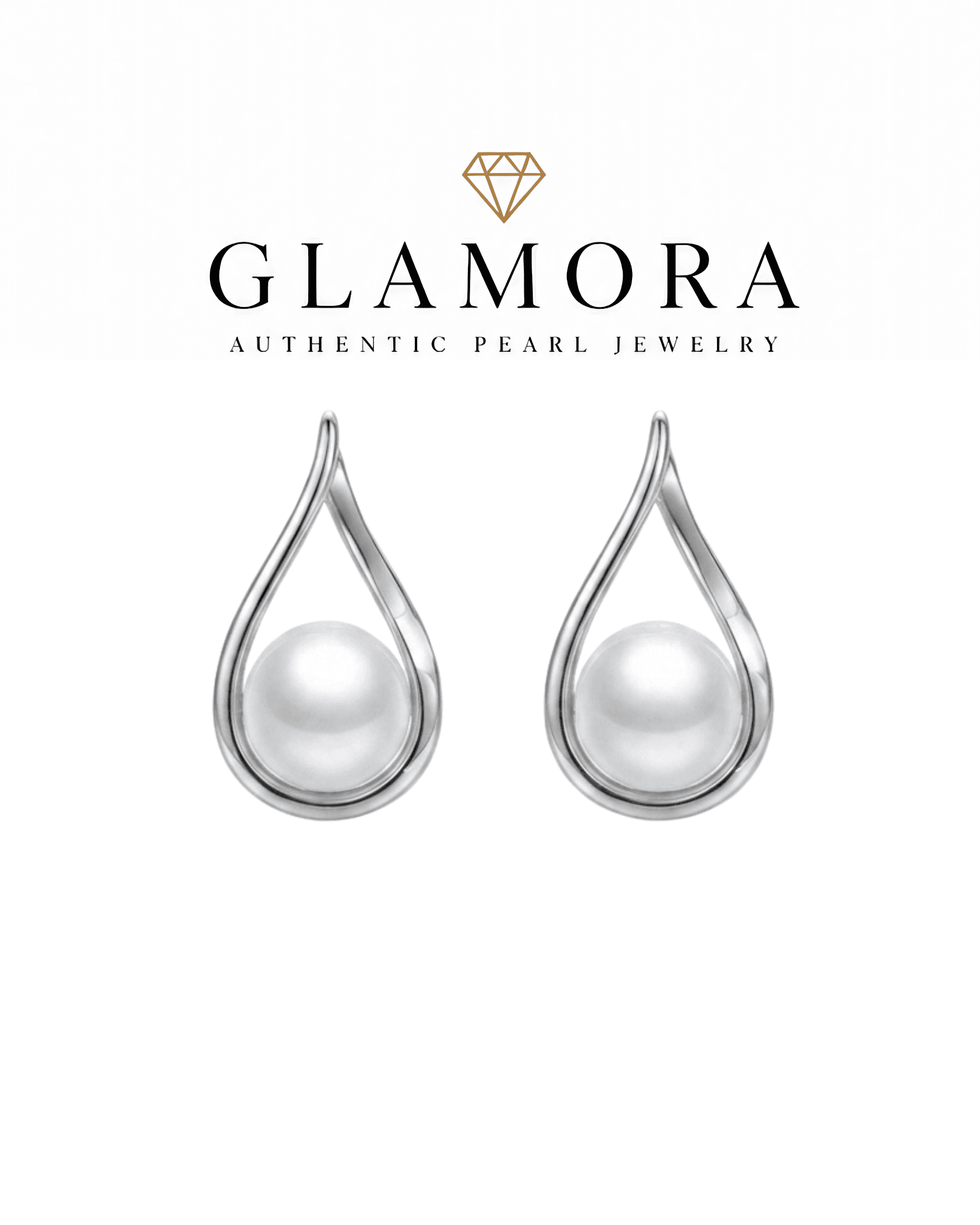 E07 ต่างหูไข่มุกแท้ รุ่น Silver Drop | Freshwater Pearl เกรดพรีเมียม ตัวเรือนเงินแท้S925 ชุปทอง 18k image 12