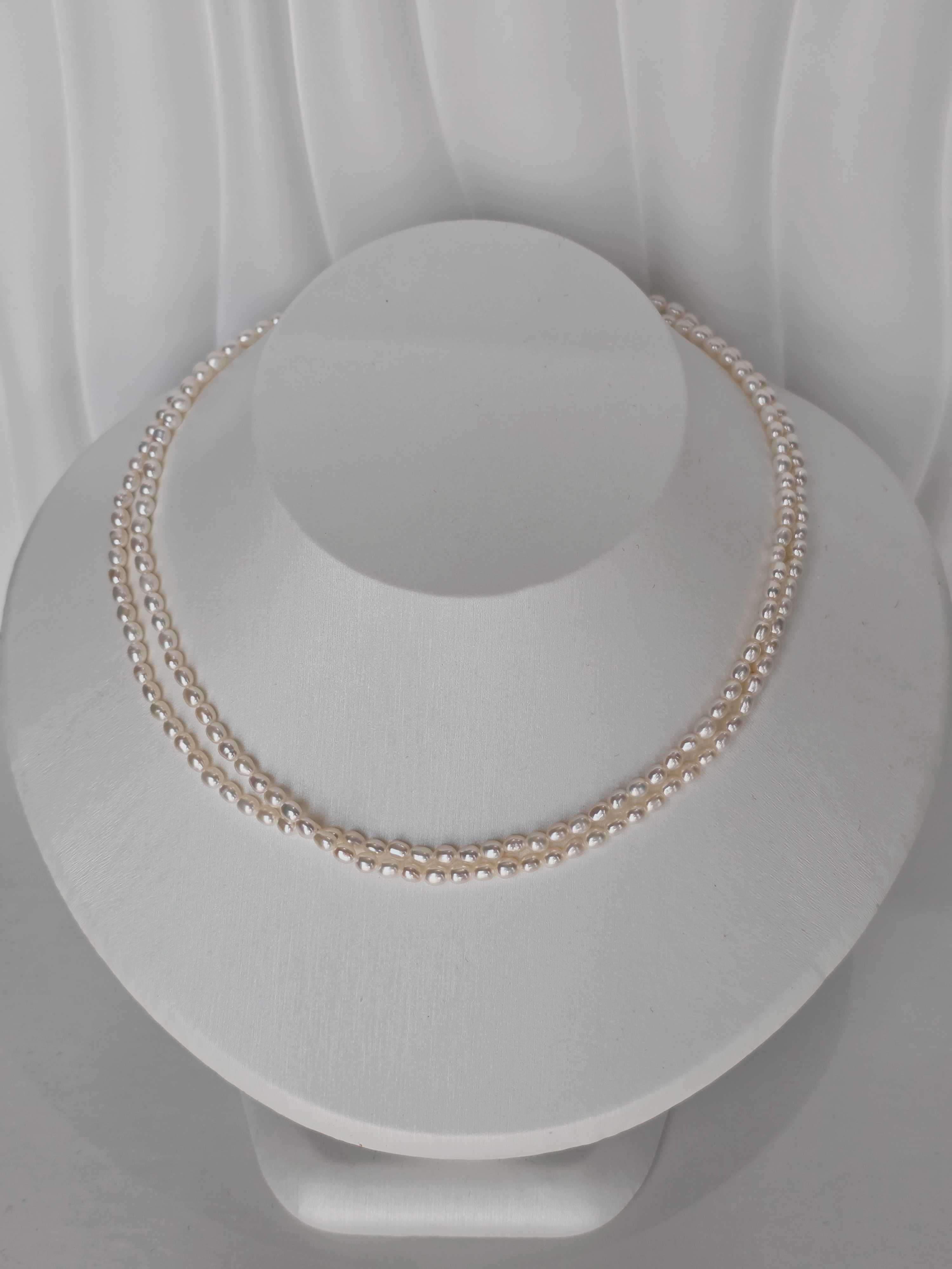 N05 สร้อยคอไข่มุกแท้ รุ่น Amara Doux 2 เลเยอร์ (Double Strand) ไข่มุกขนาด3-4mm คลาสสิก หรูหรา image 5