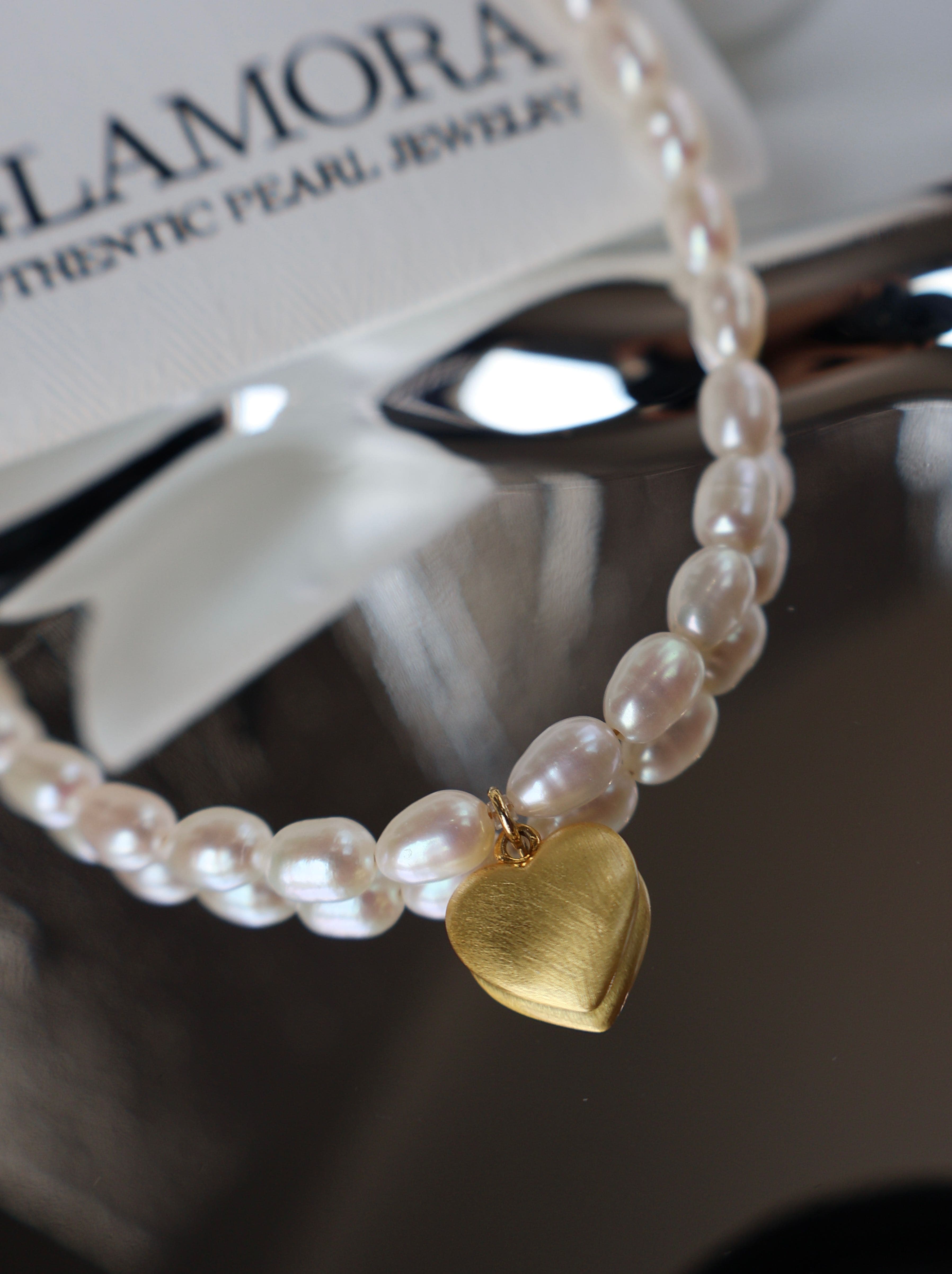 N06 สร้อยคอไข่มุกแท้ รุ่น Chérie Pearl | Freshwater Pearl ตัวเรือนเงินแท้S925 ชุปทอง 18k image 7