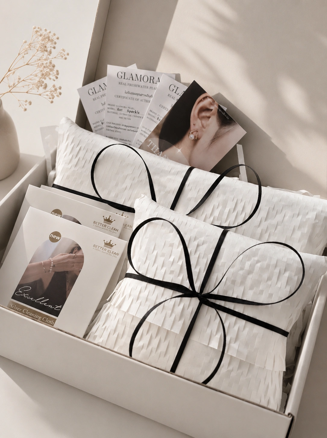 Pearl jewelry gift packaging